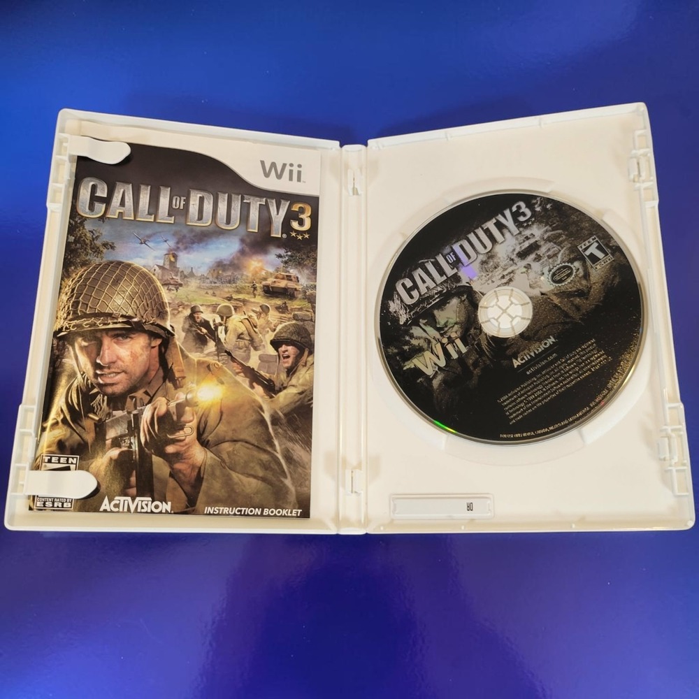 Call Of Duty 3 (Nintendo Wii Game) CIB Complete